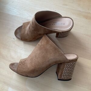 Barbara Bui Paris Mules Sandals Heels Size 37